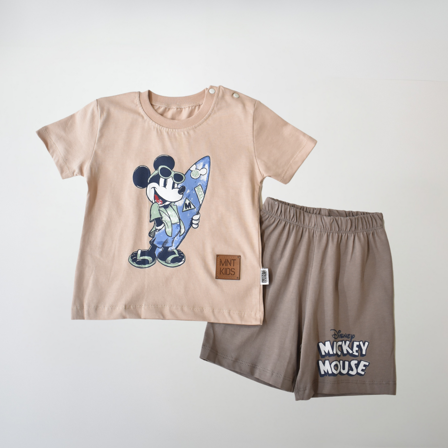 Surfer Mouse Casual Short Set-0