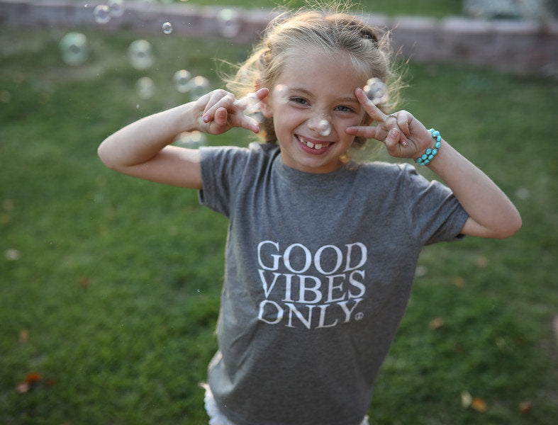 Good Vibes Only - Kid's + Toddler Onesies and Tees-4